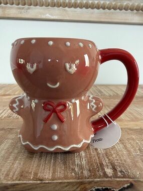 Target Threshold Gingerbread Girl Mug 2021 Christmas Holiday 10 Oz NWT